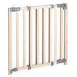 roba Türschutzgitter Safety Up, barrierefreies Holz-Schutzgitter mit Ampelfunktion für Tür und...