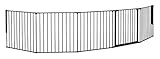 Baby Dan Kaminschutzgitter/Raumteiler Flex XXL 90 - 350 cm, Anthrazit - Hergestellt in Dänemark +...